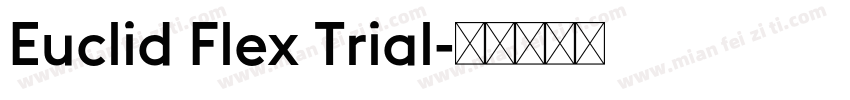 Euclid Flex Trial字体转换